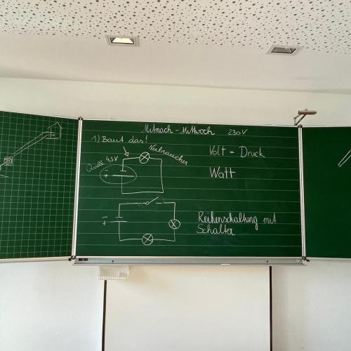 Kinder lernen über Strom
