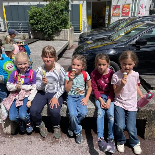 Zum Abschluss gabs ein Eis