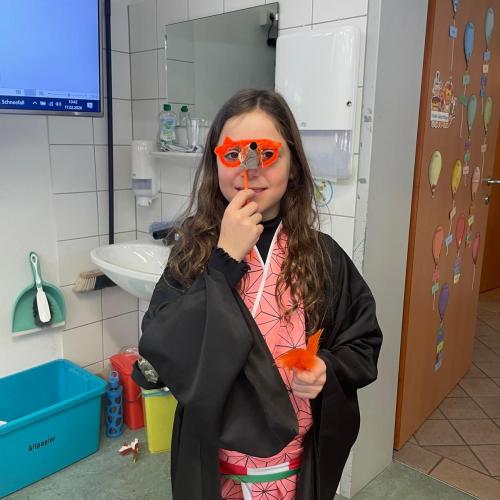 Verkleidete Kinder am Faschingsdienstag