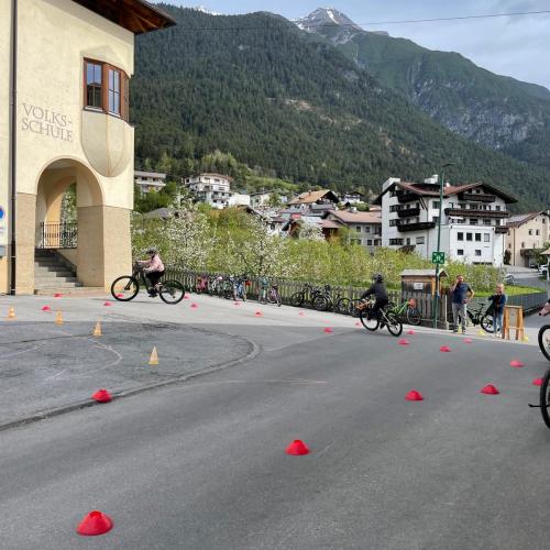 Parcours beim Radfahrkurs