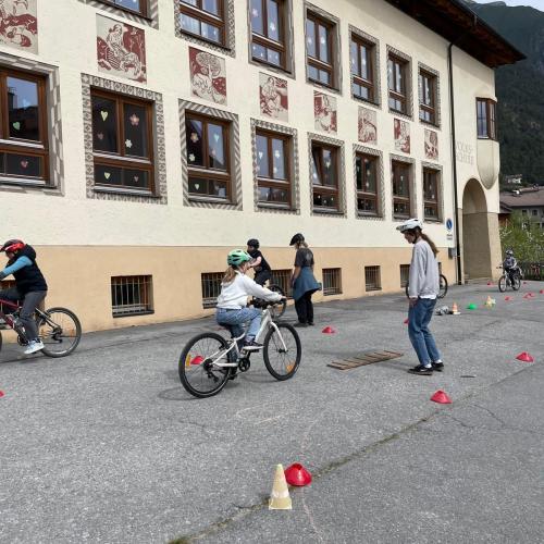 Parcours beim Radfahrkurs
