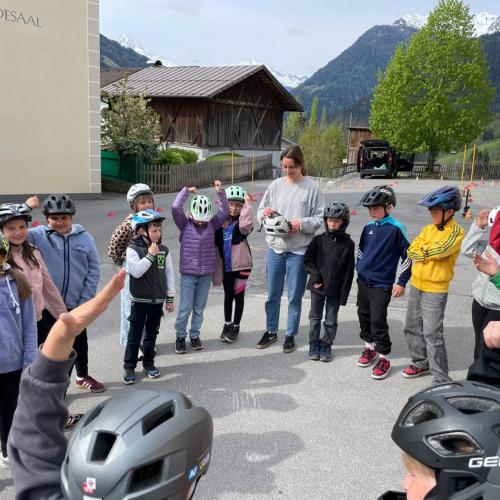 Parcours beim Radfahrkurs