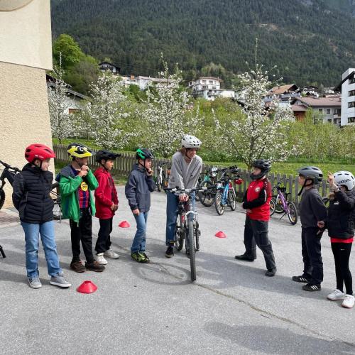Parcours beim Radfahrkurs