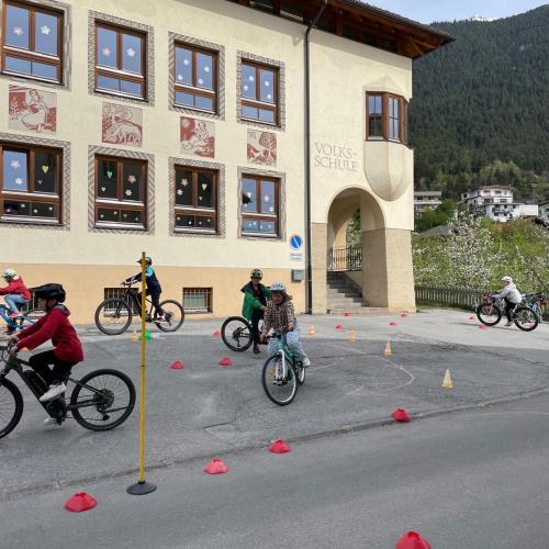 Parcours beim Radfahrkurs