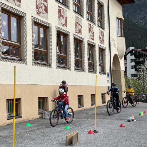 Parcours beim Radfahrkurs