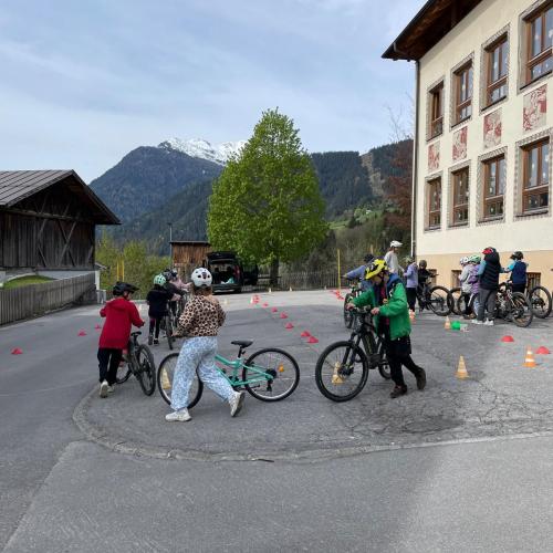Parcours beim Radfahrkurs