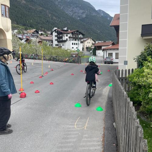 Parcours beim Radfahrkurs