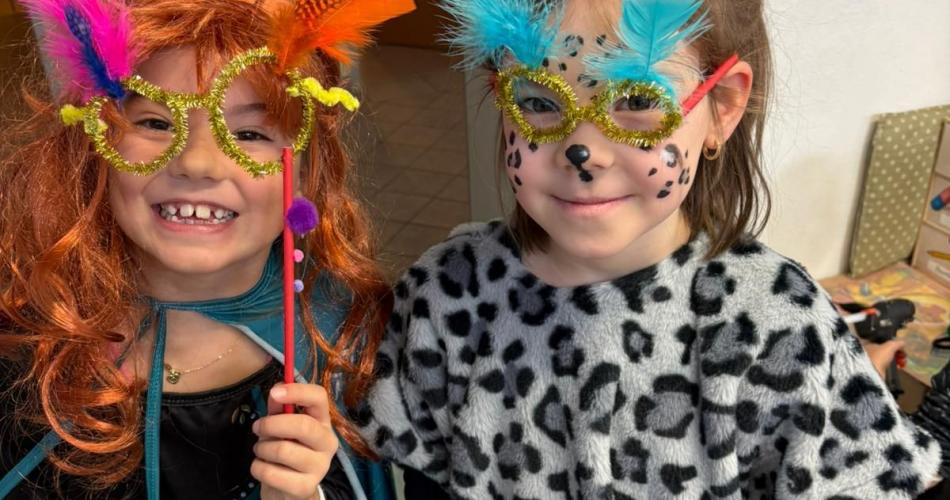 Verkleidete Kinder am Faschingsdienstag