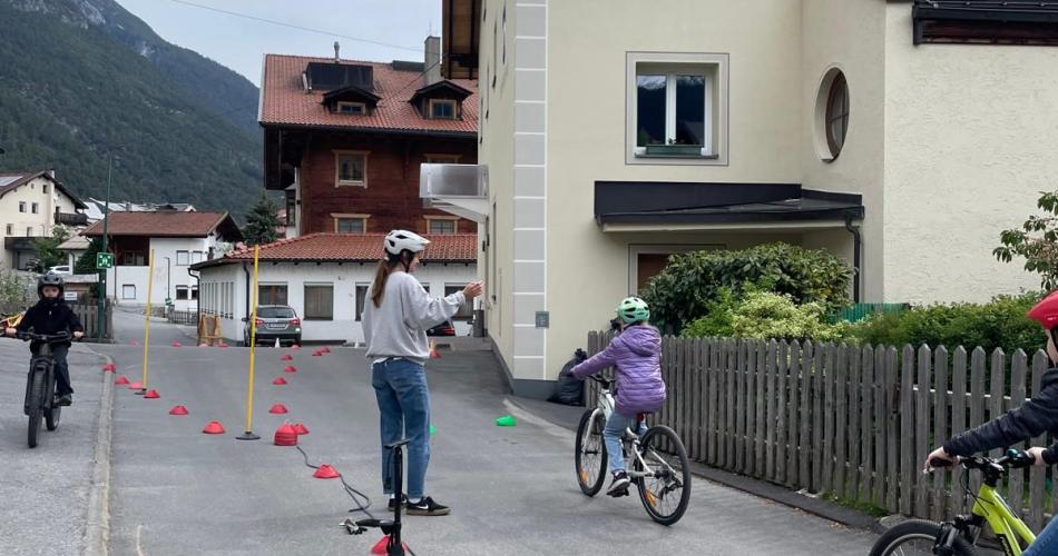 Parcours beim Radfahrkurs